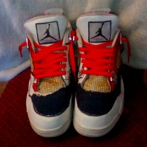 Custom made Jordans size 13 unfinished project.